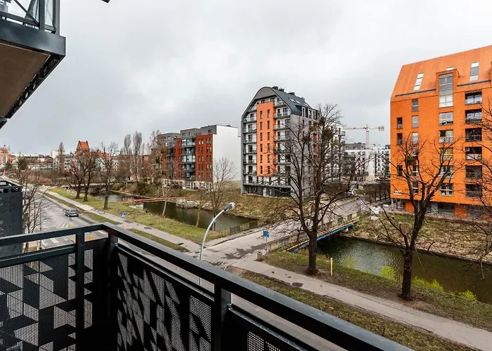 Dwie Motlawy Luxury With Stunning View In Old Town By Renters Апартаменты Гданьск